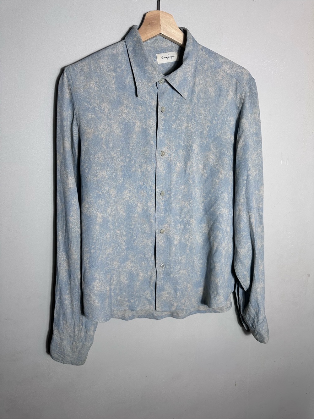 Second/Layer Light Blue Long Sleeve Button-Down Shirt